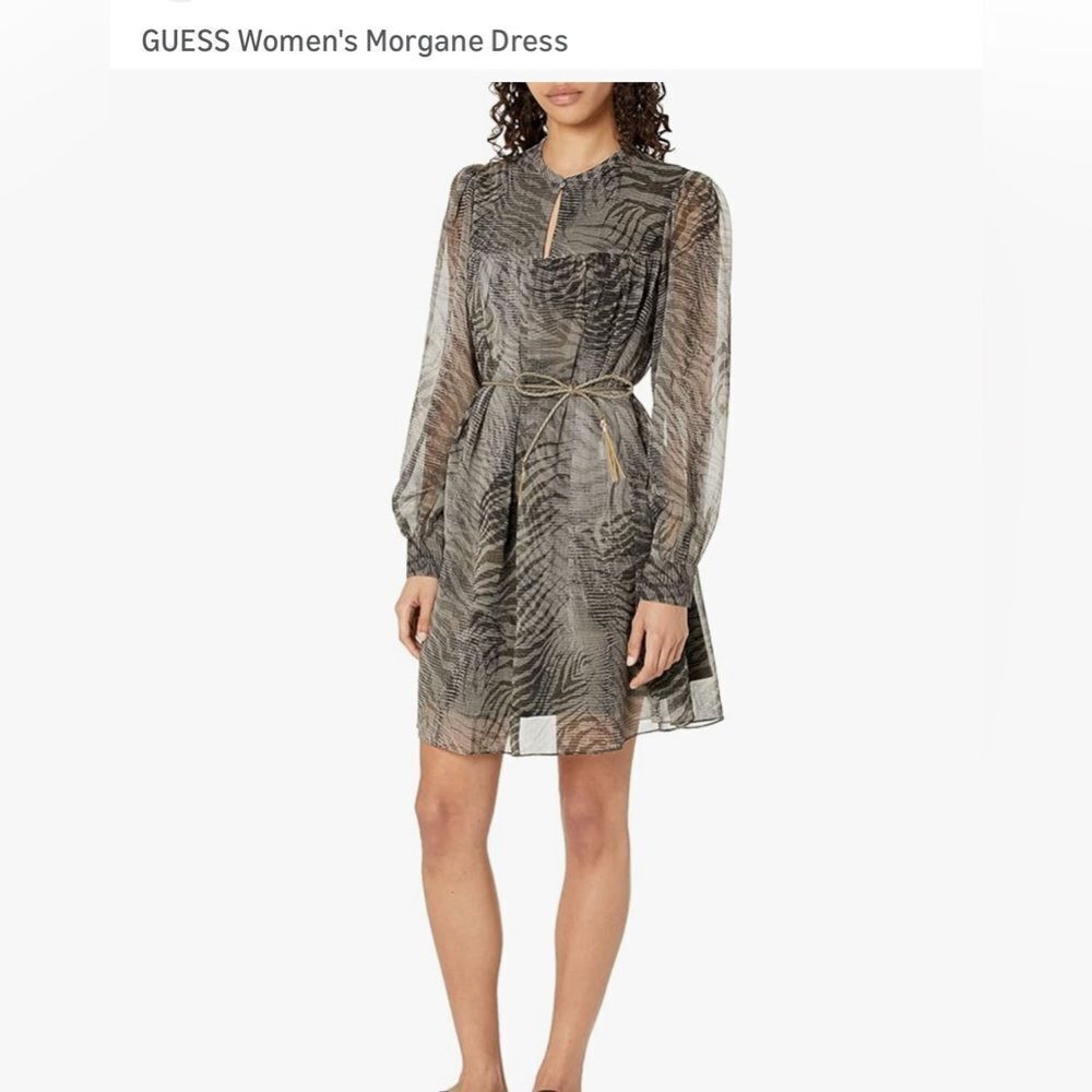 SZ XS GUESS Women's Morgane Dress‎ Belt Not Included $128